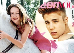 Em gái Miley Cyrus từng trộm quần áo của Justin Bieber