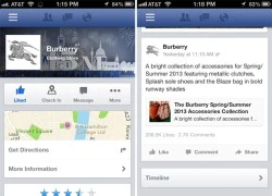 Facebook thay đổi thiết kế brand page trên di động
