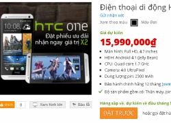 HTC One bán chính hãng tại Việt Nam từ giữa tháng 5 với mức giá 16 triệu đồng