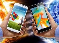 Samsung Galaxy S4 vs Sony Xperia Z: Khi hàng khủng chạm trán