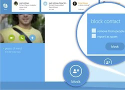 Skype cho Windows 8 ra phiên bản mới: giúp khóa tài khoản không mong muốn