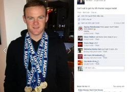 Wayne Rooney khoe &#8220;hàng&#8221; trên facebook