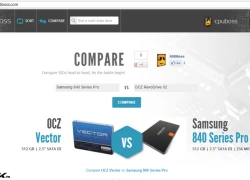 Website so sánh SSD ra mắt