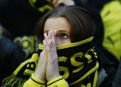 Ánh mắt tuyệt vọng của CĐV Dortmund