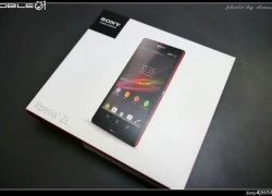 Ảnh thực tế Xperia ZL màu đỏ trẻ trung, năng động