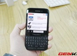 Cận cảnh BlackBerry Q5: Thiết kế bo tròn cầm vừa tay