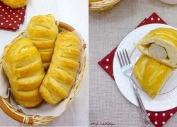 [Chế biến] - Bánh mì bơ nhân fomai & gà