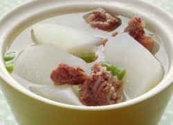 [Chế biến] - Canh củ cải thịt bò