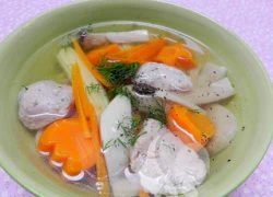 [Chế biến] - Canh nấm giò sống