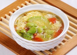 [Chế biến] - Canh trứng bí ngòi