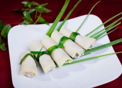 [Chế biến] - Măng cuốn thịt gà hấp