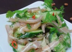 [Chế biến] - Nộm tai dưa leo