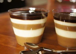 [Chế biến] - Panna cotta pha thạch cà phê