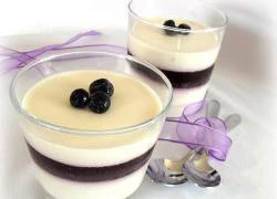 [Chế biến] - Panna Cotta việt quất