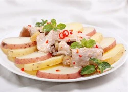 [Chế biến] - Salad khoai tây trộn bê thui