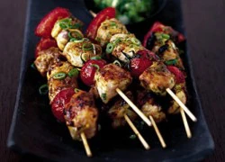 [Chế biến] - Thịt ức gà nướng kiểu Kabob