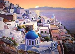 Chiêm ngưỡng nắng vàng - biển xanh Santorini