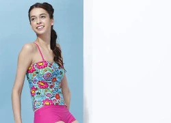 Đón gió biển với color block Tankini