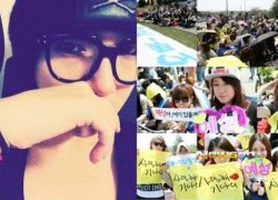 Fan khóc nức nở vì Yesung biến mất trong ngày nhập ngũ