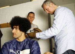 Fellaini nhuộm màu bạc cho mái tóc xù