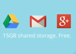 Google hợp nhất không gian lưu trữ 15GB của Drive, Gmail và Google+ Photos