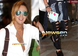 Jang Geun Suk diện quần rách te tua