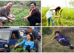 Khi sao Việt tập làm nông dân "chân đất"