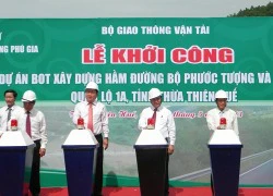 Khởi công hầm đường bộ cuối cùng trên quốc lộ 1A