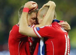 Màn ăn mừng 'độc' của hai siêu sao Bayern Munich