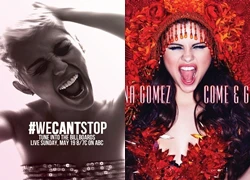 Miley "bắt chước" Selena trong hình quảng bá single mới