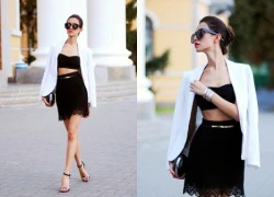 Mix đồ với crop top năng động ngày hè