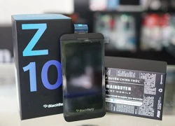 Mở hộp BlackBerry Z10 chính hãng tại Việt Nam