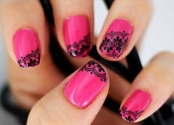 Nail ren cho cô dâu điệu đà