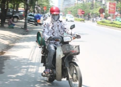 Nắng gay gắt, "cánh mày râu" cũng kín như ninja