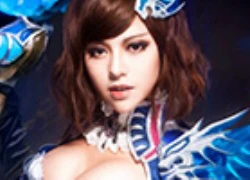 Ngạt thở vì vòng một "quá cỡ" của cosplay Lineage II