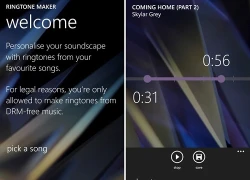 Nokia Ringtone Maker - Tự tạo nhạc chuông ngay trên Windows Phone