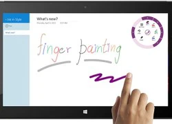 OneNote cho Windows 8 cho phép vẽ bằng ngón tay