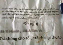 Phát tờ rơi đòi... chồng