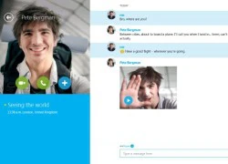 Skype cho Windows 8 đã có thể nhắn tin video