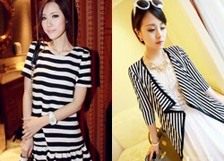 Style kẻ sọc bừng sáng ngày nắng