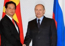 Thủ tướng Nguyễn Tấn Dũng hội kiến Tổng thống Nga V. Putin