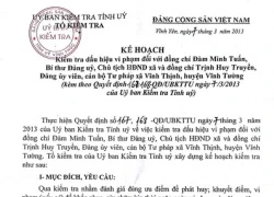 UBKT Tỉnh ủy Vĩnh Phúc "trần tình" về vụ Bí thư xã dùng bằng giả