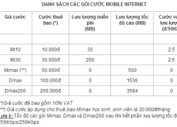 Viettel đưa phí sử dụng 3G hàng tháng vào giá gói cước 3G