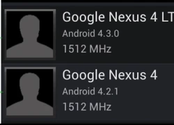 Xác nhận Nexus 4 LTE và Android 4.3