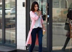 Xinh lạ với cardigan siêu dài