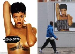 Ảnh khỏa thân Rihanna được "mặc đồ bằng vải thật" ngoài phố