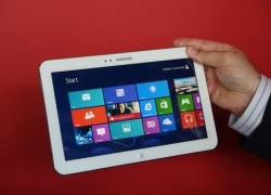 Ảnh thực tế máy tính bảng chạy Windows 8 mỏng nhất thế giới