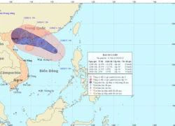 Bão Bebinca đang đổ bộ vào biển Đông