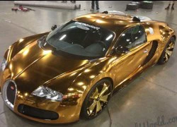 Bugatti Veyron mạ vàng bóng loáng của rapper