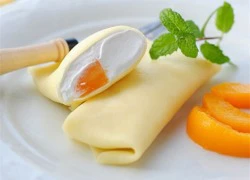 [Chế biến] &#8211; Bánh pancake đào